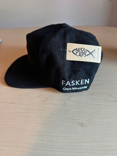 AOA Black Corduroy Snapback Hat