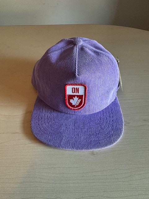 AOA Lavender Corduroy Snapback Hat