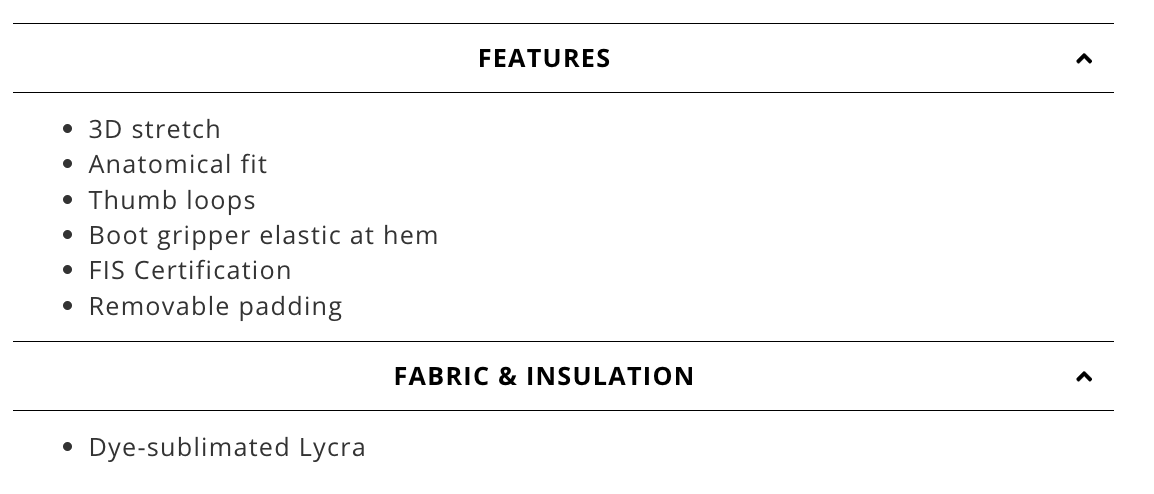 Karbon Race Suits Non-Padded