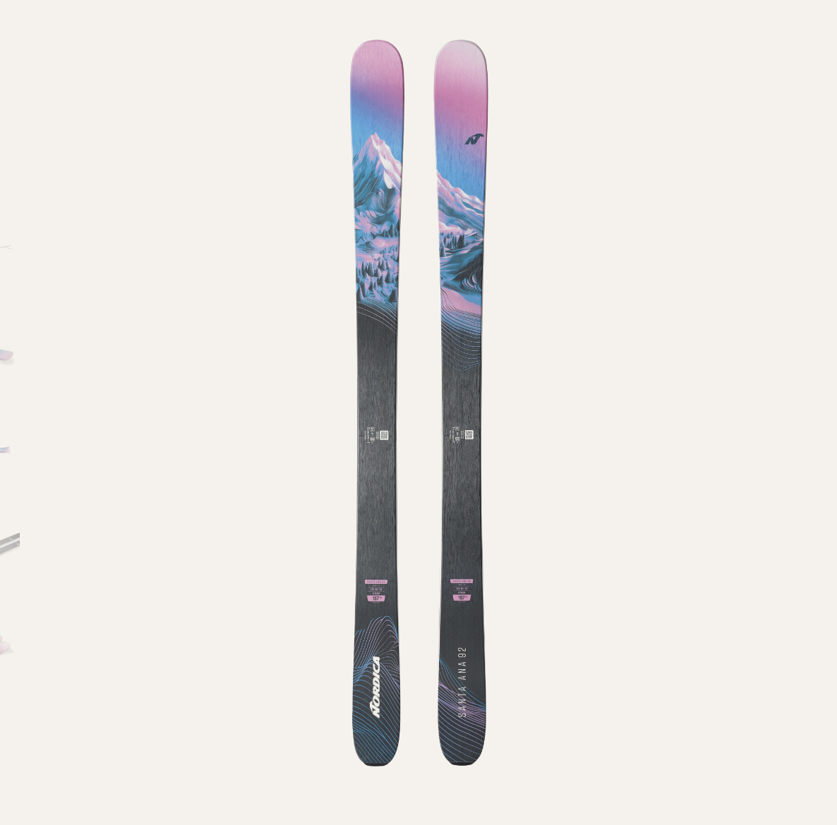 Santa Ana 92 - Nordica All Mountain Skis -  165