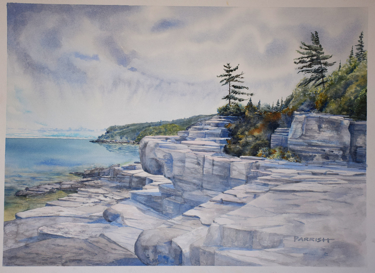 Tobermory Peninsula - Original Watercolour - by Mark Parrish